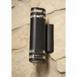 Luminaires Konstsmide Applique murale d'extérieur Konstsmide Modena Noir, 2 lumières