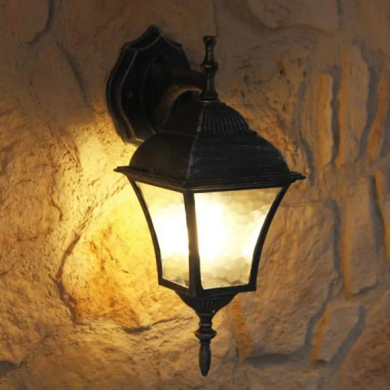 Luminaires Rabalux Applique murale d'extérieur Rabalux Toscana Noir
