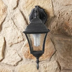 Luminaires Rabalux Applique murale d'extérieur Rabalux Toscana Noir