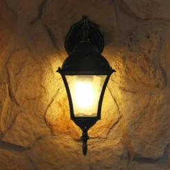 Luminaires Rabalux Applique murale d'extérieur Rabalux Toscana Noir