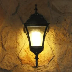 Luminaires Rabalux Applique murale d'extérieur Rabalux Toscana Noir
