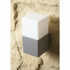 Luminaires Trio Applique murale d'extérieur Trio HUDSON Acier inoxydable, 1 lumière