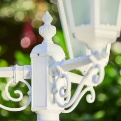 Luminaires Rustiques-hofstein Applique murale d'extérieur LED Lutec FOCUS Blanc, 3 lumières