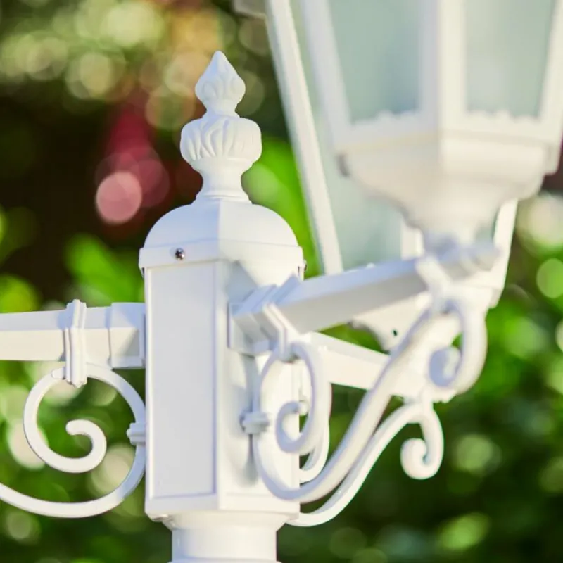 Luminaires Rustiques-hofstein Applique murale d'extérieur LED Lutec FOCUS Blanc, 3 lumières