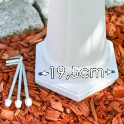 Luminaires Rustiques-hofstein Applique murale d'extérieur LED Lutec FOCUS Blanc, 3 lumières