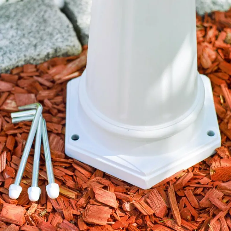 Luminaires Rustiques-hofstein Applique murale d'extérieur LED Lutec FOCUS Blanc, 3 lumières