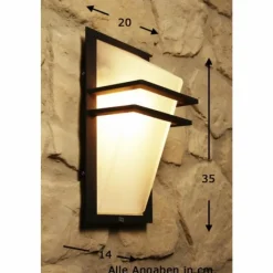 Luminaires Eglo Applique murale d'extérieur Eglo Park Anthracite, 1 lumière