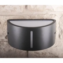 Luminaires Lutec Applique murale d'extérieur LUTEC BONN Anthracite, 1 lumière