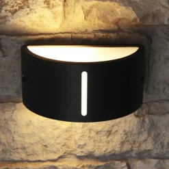 Luminaires Lutec Applique murale d'extérieur LUTEC BONN Anthracite, 1 lumière