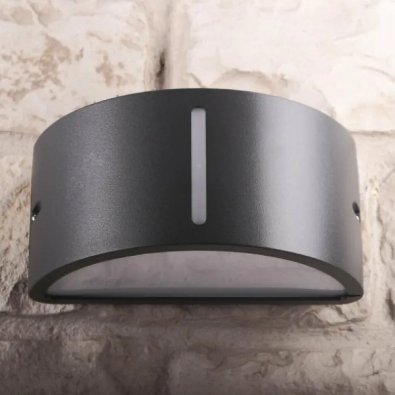 Luminaires Lutec Applique murale d'extérieur LUTEC BONN Anthracite, 1 lumière