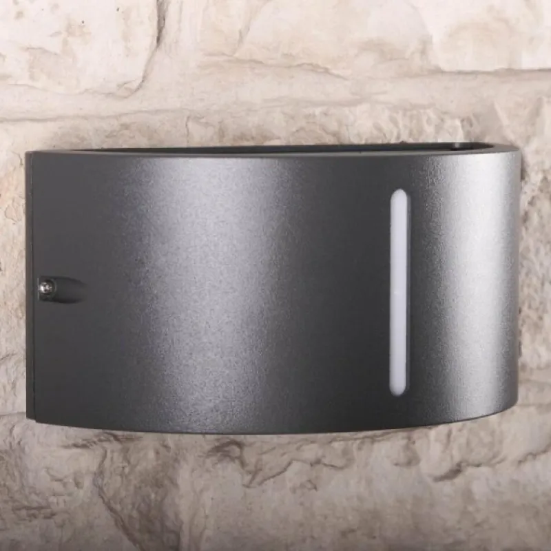 Luminaires Lutec Applique murale d'extérieur LUTEC BONN Anthracite, 1 lumière