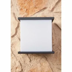 Luminaires Lutec Applique murale d'extérieur LUTEC CUBE Anthracite, 1 lumière
