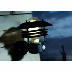 Luminaires Nordlux Applique murale d'extérieur Nordlux VEJERS Noir, 1 lumière, Détecteur de mouvement