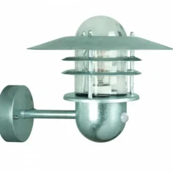 Luminaires Nordlux Applique murale d'extérieur Nordlux AGGER Zingué, 1 lumière, Détecteur de mouvement