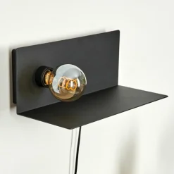 hofstein Applique murale Diamoukope Noir, 1 lumière