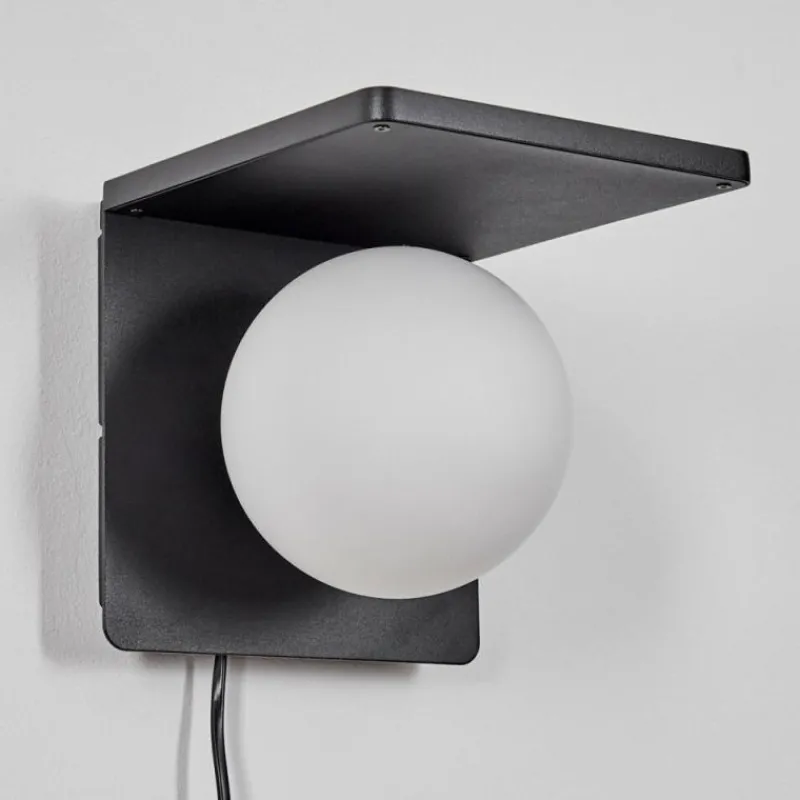 hofstein Applique murale Diamoukope Noir, 1 lumière