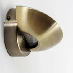 hofstein Applique murale Dominical LED Laiton, 2 lumières