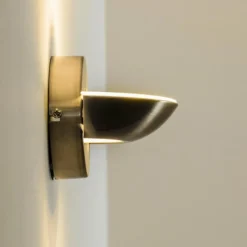 hofstein Applique murale Dominical LED Nickel mat, 2 lumières