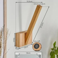 hofstein Applique murale Donoume LED Écru, 1 lumière