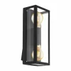 Luminaires Eglo Applique murale EGLO ALAMONTE Noir, 2 lumières