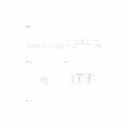 Luminaires Eglo Applique murale Eglo ALCUDIA LED Noir, 2 lumières* Appliques