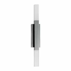 Luminaires Eglo Applique murale Eglo ALCUDIA LED Chrome, 2 lumières* Éclairage Led
