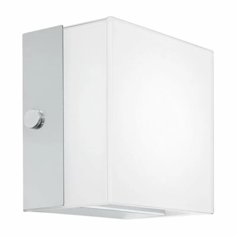 Luminaires Eglo Applique murale Eglo ALEA 2 LED Chrome, 1 lumière