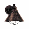 Lampes Vintages & Rétros-Luminaires Eglo Applique murale Eglo BARROSELA Brun foncé, Cuivre, 1 lumière