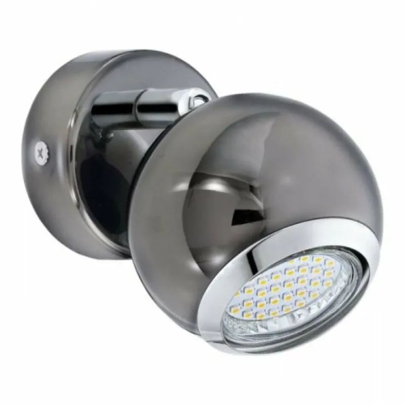 Suspension Verre Fumé-Luminaires Eglo Applique murale Eglo BIMEDA Nickel mat, 3 lumières