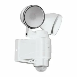 Luminaires Eglo Applique murale EGLO CASABAS LED Blanc, 2 lumières, Détecteur de mouvement