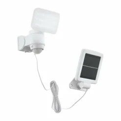 Luminaires Eglo Applique murale EGLO CASABAS LED Blanc, 1 lumière, Détecteur de mouvement