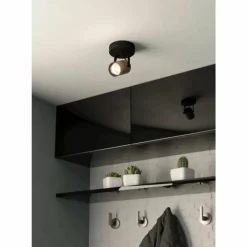 Luminaires Eglo Applique murale Eglo CAYUCA LED Noir, 1 lumière* Éclairage Led