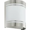Luminaires Eglo Applique murale Eglo CERNO Acier inoxydable, 1 lumière