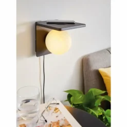 Luminaires Eglo Applique murale EGLO CIGLIE Noir, 1 lumière