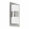 Luminaires Eglo Applique murale EGLO CISTIERNA Acier inoxydable, 2 lumières