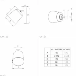 Lampes En Bois-Luminaires Eglo Applique murale Eglo COTORRO Brun, Noir, 1 lumière