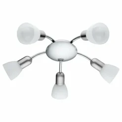 Luminaires Eglo Applique murale Eglo Dakar 6 LED Chrome, Nickel mat, 5 lumières