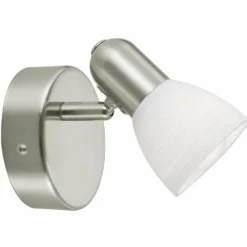 Luminaires Eglo Applique murale Eglo DAKAR 1 Nickel mat