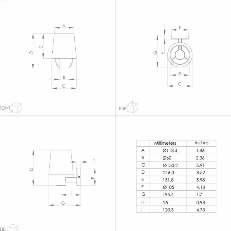 Lampes En Tissu-Luminaires Eglo Applique murale Eglo EDALE Écru, Noir, 1 lumière