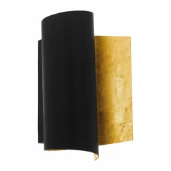 Lampes Dorées-Luminaires Eglo Applique murale Eglo FALICETTO Or, Noir, 1 lumière