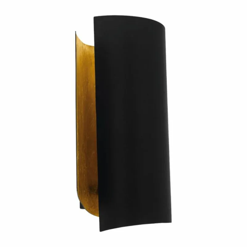 Lampes Dorées-Luminaires Eglo Applique murale Eglo FALICETTO Or, Noir, 1 lumière