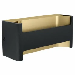 Lampes Dorées-Luminaires Eglo Applique murale EGLO FELONICHE LED Or, Noir, 1 lumière