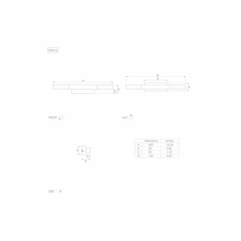 Luminaires Eglo Applique murale Eglo GEMILIANA LED Chrome, 1 lumière* Éclairage Led