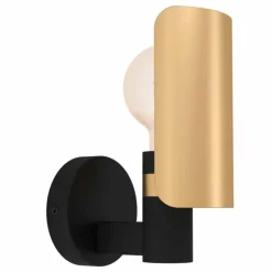 Luminaires Eglo Applique murale Eglo HAYES Laiton, Noir, 1 lumière* Appliques