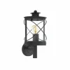 Luminaires Eglo Applique murale Eglo HILBURN Noir, 1 lumière