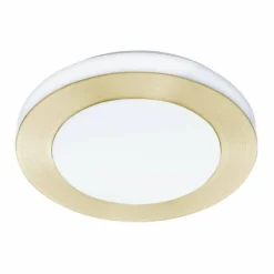 Luminaires Eglo Applique murale Eglo LED CARPI Laiton, Blanc, 3 lumières* Éclairage Led