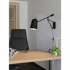 Luminaires Eglo Applique murale Eglo LORETO Noir, Blanc, 1 lumière* Appliques