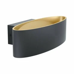 Lampes Dorées-Luminaires Eglo Applique murale EGLO MACCACARI LED Or, Noir, 1 lumière