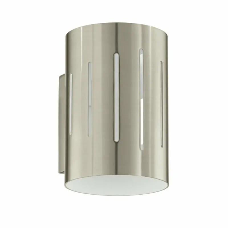 Lampe Design-Luminaires Eglo Applique murale Eglo Madras Chrome, Acier inoxydable, Nickel mat, 1 lumière