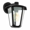 Luminaires Rustiques-Luminaires Eglo Applique murale EGLO MONREALE Noir, 1 lumière